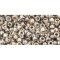 Japanese Toho Seed Beads Tube Round 8/0 Gold-Lined Black Diamond TR-08-993