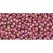 Japanese Toho Seed Beads Tube Round 11/0 Gold-Lustered Wild Berry TR-11-331