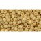 Japanese Toho Seed Beads Tube Round 8/0 HYBRID ColorTrends: Milky - Spicy Mustard TR-08-YPS0067