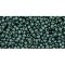 Japanese Toho Seed Beads Tube Round 11/0 HYBRID Metallic Suede - Lt Green TR-11-Y614