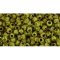 Japanese Toho Seed Beads Tube Round 8/0 HYBRID Sour Apple Picasso TR-08-Y310