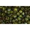 Japanese Toho Seed Beads Tube Round 6/0 HYBRID Transparent Lime Green - Picasso TR-06-Y315