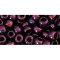 Japanese Toho Seed Beads Tube Round 6/0 Higher-Metallic Dk Amethyst TR-06-503