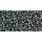 Japanese Toho Seed Beads Tube Round 11/0 Higher-Metallic Frosted Gray TR-11-602F