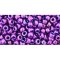 Japanese Toho Seed Beads Tube Round 8/0 Higher-Metallic Grape TR-08-461