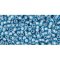 Japanese Toho Seed Beads Tube Round 11/0 Inside-Color Aqua/Tin-Lined TR-11-285
