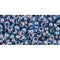 Japanese Toho Seed Beads Tube Round 8/0 Inside-Color Blue Raspberry TR-08-294