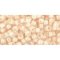 Japanese Toho Seed Beads Tube Round 8/0 Inside-Color Crystal/Lt Jonquil-Lined TR-08-352