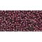 Japanese Toho Seed Beads Tube Round 15/0 Inside-Color Gray/Magenta-Lined TR-15-1076