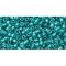 Japanese Toho Seed Beads Tube Round 11/0 Inside-Color Lt Sapphire/Metallic Teal-Lined TR-11-377