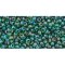 Japanese Toho Seed Beads Tube Round 11/0 Inside-Color Peridot/Emerald-Lined TR-11-249