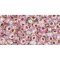 Japanese Toho Seed Beads Tube Round 8/0 Inside-Color Rainbow Crystal/Strawberry-Lined TR-08-771