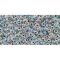 Japanese Toho Seed Beads Tube Round 11/0 Inside-Color Rainbow Crystal/Opaque Gray-Lined TR-11-783