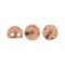 SALE Cabochon Bead CzechMates 2-Hole 7mm Matte - Metallic Bronze Copper 396-06-K0178