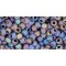 Japanese Toho Seed Beads Tube Round 8/0 Matte-Color Iris - Purple TR-08-615