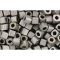 Japanese Toho Seed Beads 3mm Cube Metallic Frosted Antique Silver TC-03-566