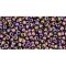 Japanese Toho Seed Beads Tube Round 11/0 Metallic Iris - Purple TR-11-85