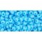 Japanese Toho Seed Beads Tube Round 8/0 Opaque Blue Turquoise TR-08-43