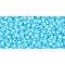 Japanese Toho Seed Beads Tube Round 11/0 Opaque Blue Turquoise TR-11-43