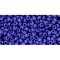Japanese Toho Seed Beads Tube Round 11/0 Opaque-Frosted Navy Blue TR-11-48F