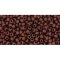 Japanese Toho Seed Beads Tube Round 11/0 Opaque-Frosted Oxblood TR-11-46F