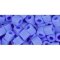 Japanese Toho Seed Beads 4mm Cube Opaque-Frosted Periwinkle TC-04-48LF