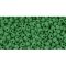 Japanese Toho Seed Beads Tube Round 11/0 Opaque-Frosted Pine Green TR-11-47HF