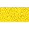 Japanese Toho Seed Beads Tube Round 11/0 Opaque-Frosted Sunshine TR-11-42BF