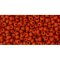 Japanese Toho Seed Beads Tube Round 11/0 Opaque-Frosted Terra Cotta TR-11-46LF