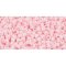 Japanese Toho Seed Beads Tube Round 11/0 Opaque-Lustered Baby Pink TR-11-126