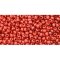 Japanese Toho Seed Beads Tube Round 11/0 Opaque-Lustered Cherry TR-11-125