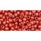 Japanese Toho Seed Beads Tube Round 8/0 Opaque-Lustered Cherry TR-08-125
