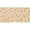 Japanese Toho Seed Beads Tube Round 11/0 Opaque-Lustered Lt Beige TR-11-123