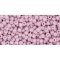 Japanese Toho Seed Beads Tube Round 11/0 Opaque-Lustered Pale Mauve TR-11-127