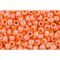 Japanese Toho Seed Beads Tube Round 8/0 Opaque-Lustered Pumpkin TR-08-129