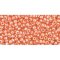 Japanese Toho Seed Beads Tube Round 11/0 Opaque-Lustered Pumpkin TR-11-129