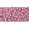 Japanese Toho Seed Beads Tube Round 11/0 Opaque-Pastel-Frosted Lt Lilac TR-11-766