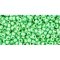 Japanese Toho Seed Beads Tube Round 11/0 Opaque-Rainbow Mint Green TR-11-407