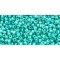 Japanese Toho Seed Beads Tube Round 15/0 Opaque-Rainbow Turquoise TR-15-413