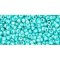 Japanese Toho Seed Beads Tube Round 11/0 Opaque-Rainbow Turquoise TR-11-413