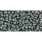 Japanese Toho Seed Beads Tube Round 11/0 PermaFinish - Frosted Galvanized Blue Slate TR-11-PF565F