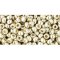 Japanese Toho Seed Beads Tube Round 8/0 PermaFinish - Galvanized Aluminum TR-08-PF558