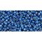 Japanese Toho Seed Beads Tube Round 11/0 PermaFinish - Galvanized Denim Blue TR-11-PF586