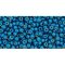 Japanese Toho Seed Beads Tube Round 11/0 PermaFinish - Matte Galvanized Turkish Blue TR-11-PF584F
