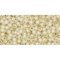 Japanese Toho Seed Beads Tube Round 11/0 PermaFinish - Silver-Lined Milky Jonquil TR-11-PF2109