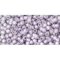 Japanese Toho Seed Beads Tube Round 11/0 PermaFinish - Silver-Lined Milky Alexandrite TR-11-PF2122