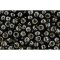 Japanese Toho Seed Beads Tube Round 8/0 Permafinish - Galvanized Cool Gray TR-08-PF595