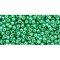 Japanese Toho Seed Beads Tube Round 11/0 Permafinish - Galvanized Spring Green TR-11-PF588