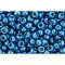 Japanese Toho Seed Beads Tube Round 8/0 Permafinish - Galvanized Turkish Blue TR-08-PF584