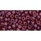 Japanese Toho Seed Beads Tube Round 6/0 Gold-Lustered Raspberry TR-06-332